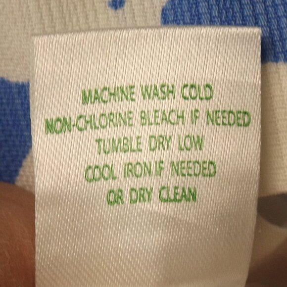 LILLY PULITZER Mini Dress, 2, Blue/White Elephants, Cathy Shift, Tusk in Sun - Picture 14 of 16